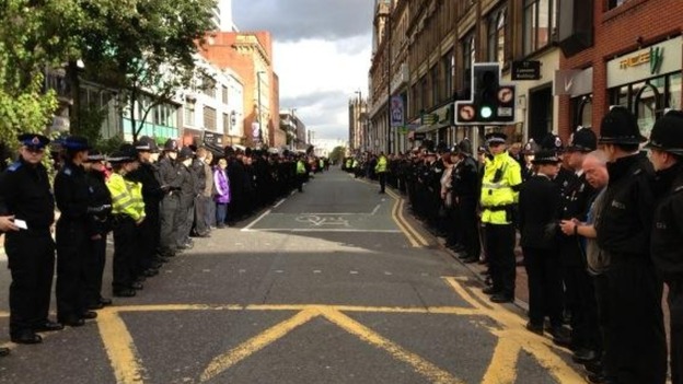 People on Deansgate