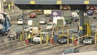 The toll booths at the Dartford Crossing.