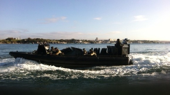 Marine Commandos taking part in Exercise Cougar