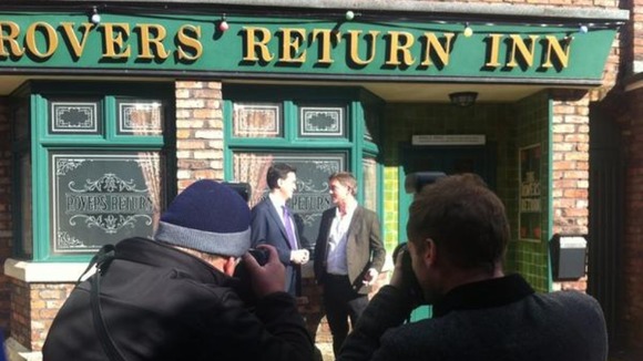Ed Miliband on Coronation Street