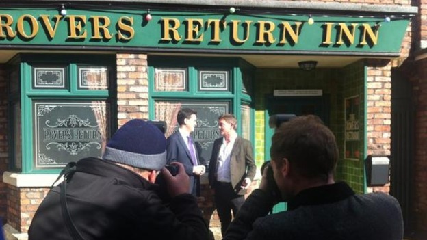 Ed Miliband on Coronation Street