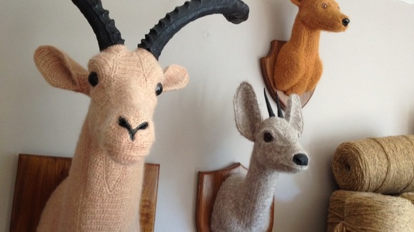 Crocheted animals