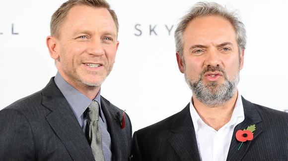 Daniel Craig, the latest James Bond, with director Sam Mendes