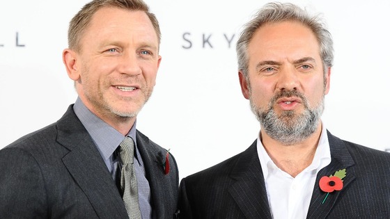 Daniel Craig, the latest James Bond, with director Sam Mendes