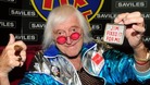 Sir Jimmy Saville in his iconic 'Jim'll Fix It' chair
