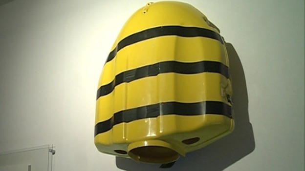 A prop underwater backpack worn by an Atlantis guard in The Spy Who Loved Me.