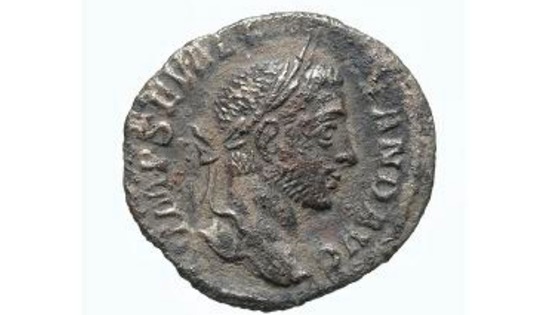A silver denarius.