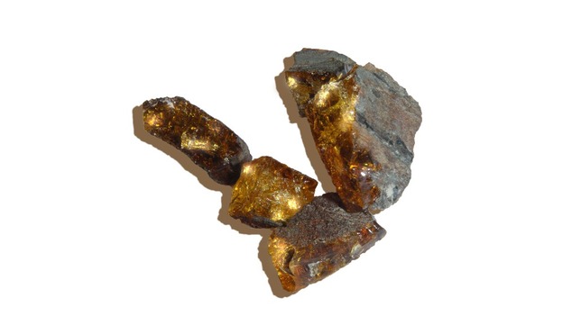 Amber.