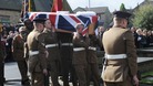 Pvt Thomas Wroe's coffin