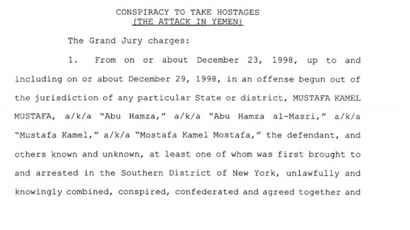 Count One of the indictment against Abu Hamza