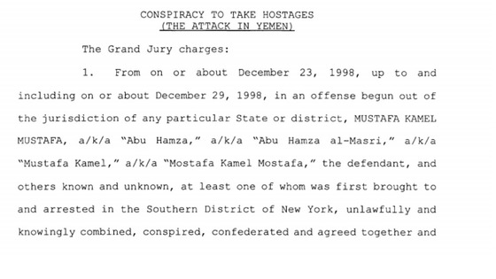 Count One of the indictment against Abu Hamza