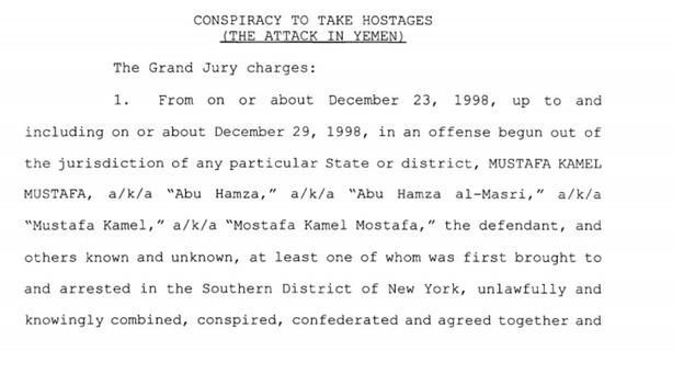 Count One of the indictment against Abu Hamza
