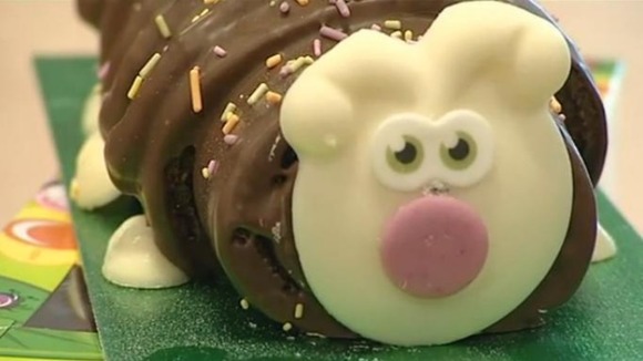 The chocolate cake set off an automatic alarm when it was detected in hand luggage.