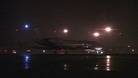A plane carrying Abu Hamza prepares for take off at Mildenhall