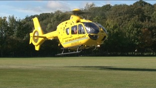 The East Anglian Air Ambulance's latest helicopter