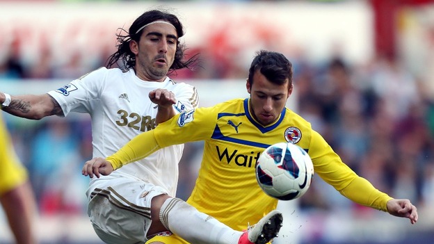 Adam Le Fondre tackled