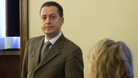 Pope Benedict's former butler Gabriele listens to the court at the Vatican