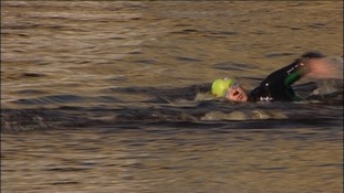 Henry Winter swims Tyne