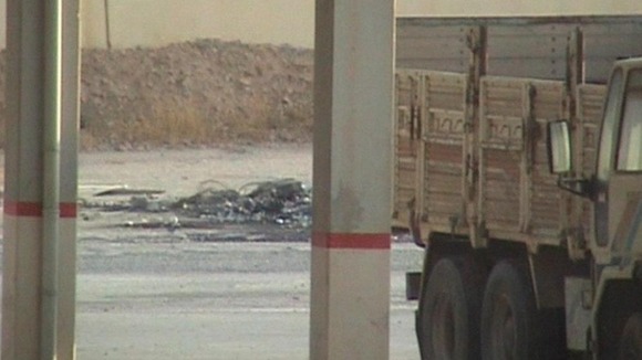 The Syrian shell landed inside the Turkish border