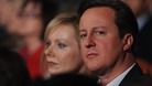 Foreign Secretary William Hague's wife Ffion and Prime Minister David Cameron