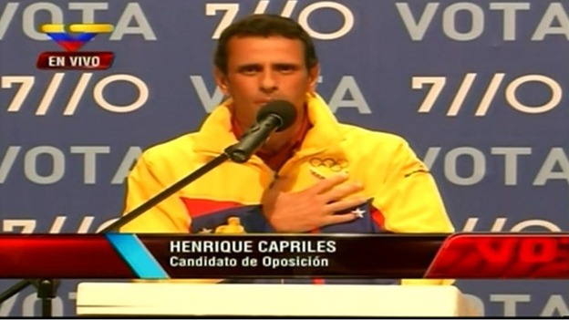Venezuelan opposition leader Henrique Capriles 