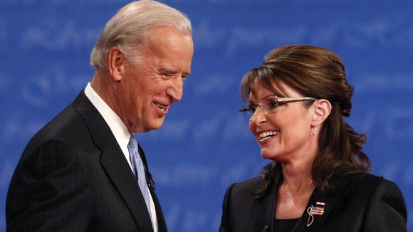 Joe Biden and Sarah Palin
