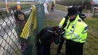 Protesters at Hinkley Point