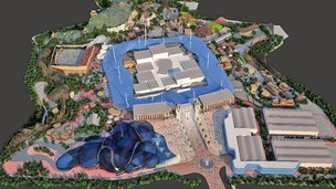 Computer generated model of the proposed Paramount entertainment complex