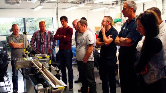 Staff from Nestle Purina at the new training centre