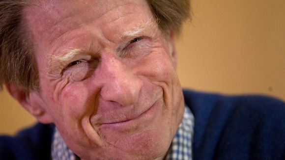Sir John Gurdon after it was announced he has been awarded the Nobel Prize for Medicine