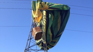 Hot air balloon crash
