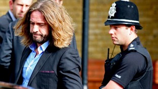 Justin Lee Collins leaves St Albans Crown Court