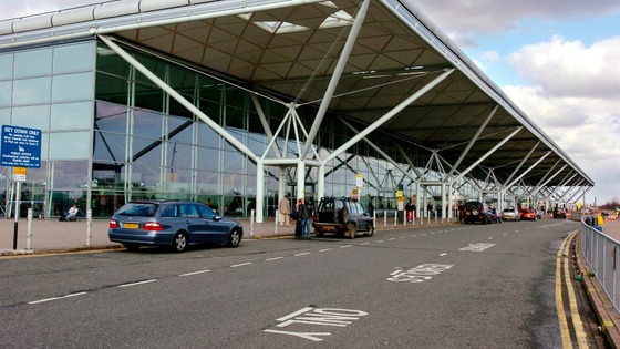 The main terminal at Stansted