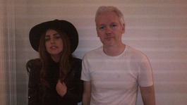 Lady Gaga Julian Assange WikiLeaks