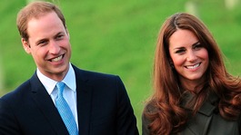 William and Kate talking to football officials