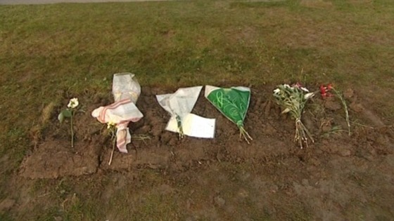 Sir Jimmy Savile's headstone was removed from his grave at midnight.