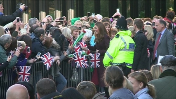 A flag-waving welcome