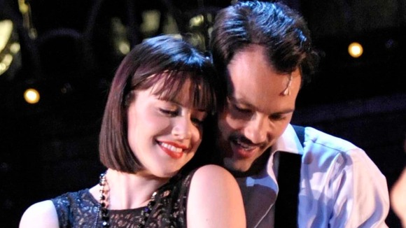 Michelle Ryan performing as Sally Bowles in Cabaret.