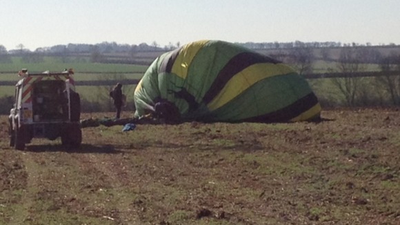 Hot air balloon crash
