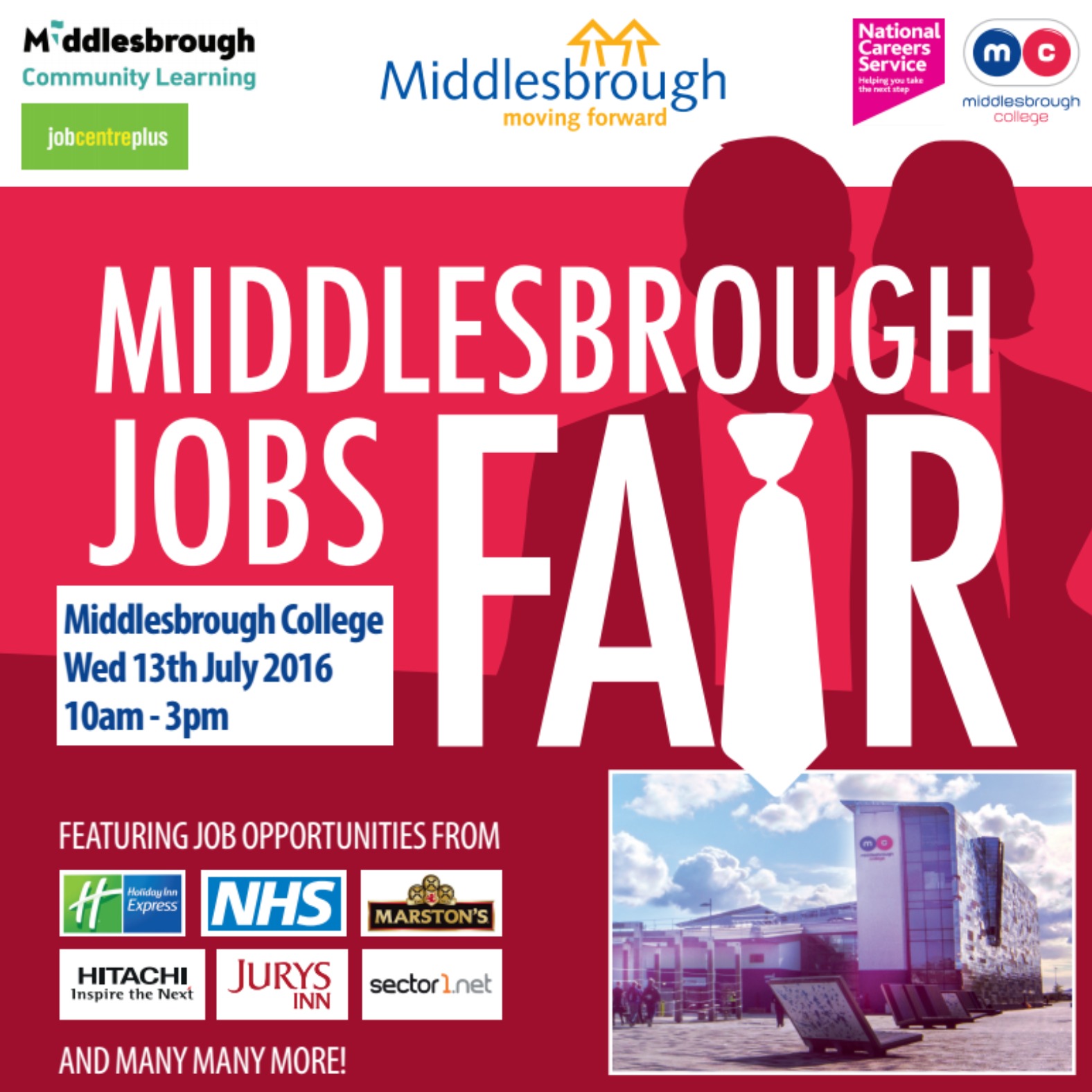 Jobs fair to take place in Middlesbrough Tyne Tees ITV News
