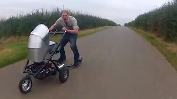 Colin Furze and his Mega Pram