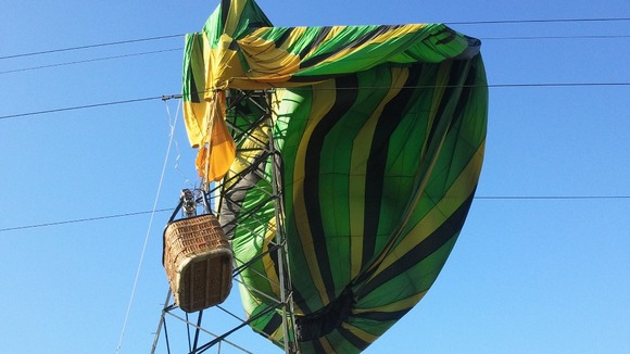 Hot air balloon crash
