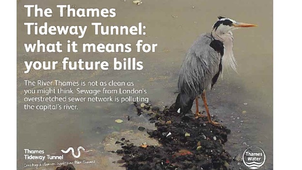 Leaflet delivered to Thames Water customers
