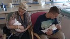 Little fighters: Archie and Harley Garthwaite with their parents