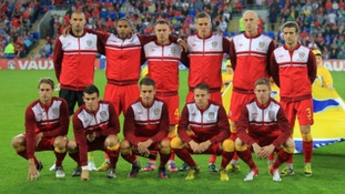 The Wales team