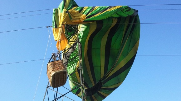 Hot air balloon crash