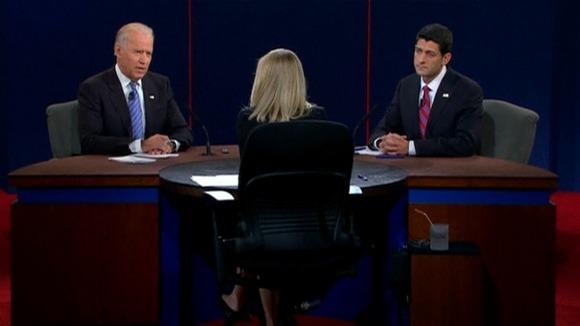 Vice President Joe Biden and Republican Congressman Paul Ryan during their debate