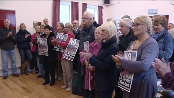Protestors in Mordon
