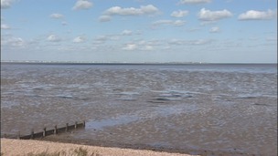 The Thames Estuary off the Isle of Grain