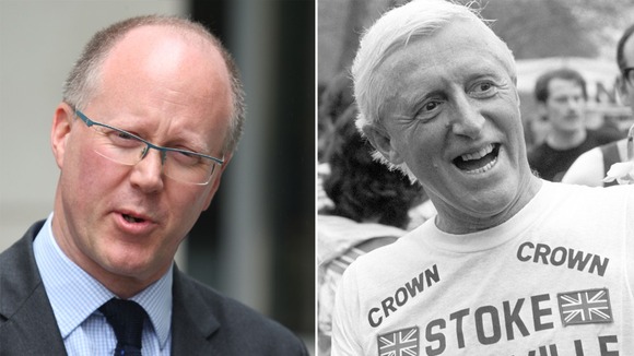 BBC Director-General George Entwistle, left, has announced two inquiries into the Jimmy Savile abuse scandal.